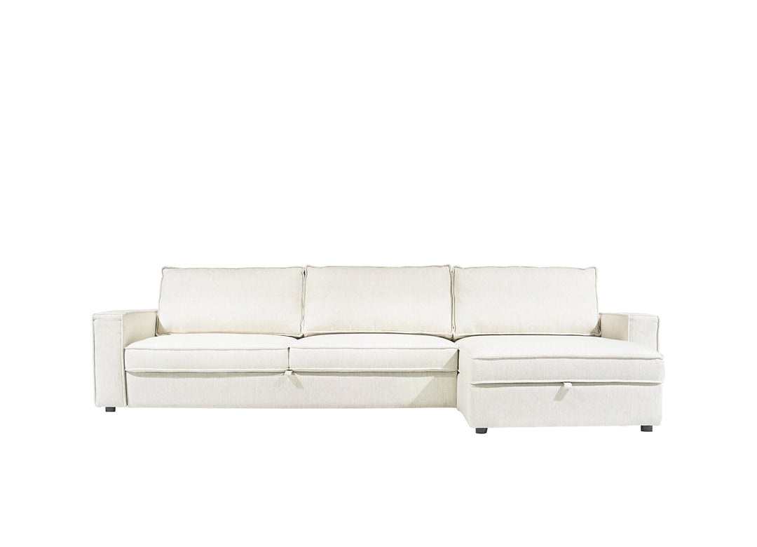 Camille 3L+Chaise Left With Storage Cube (Set)