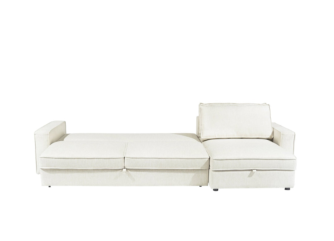 Camille 3L+Chaise Left With Storage Cube (Set)