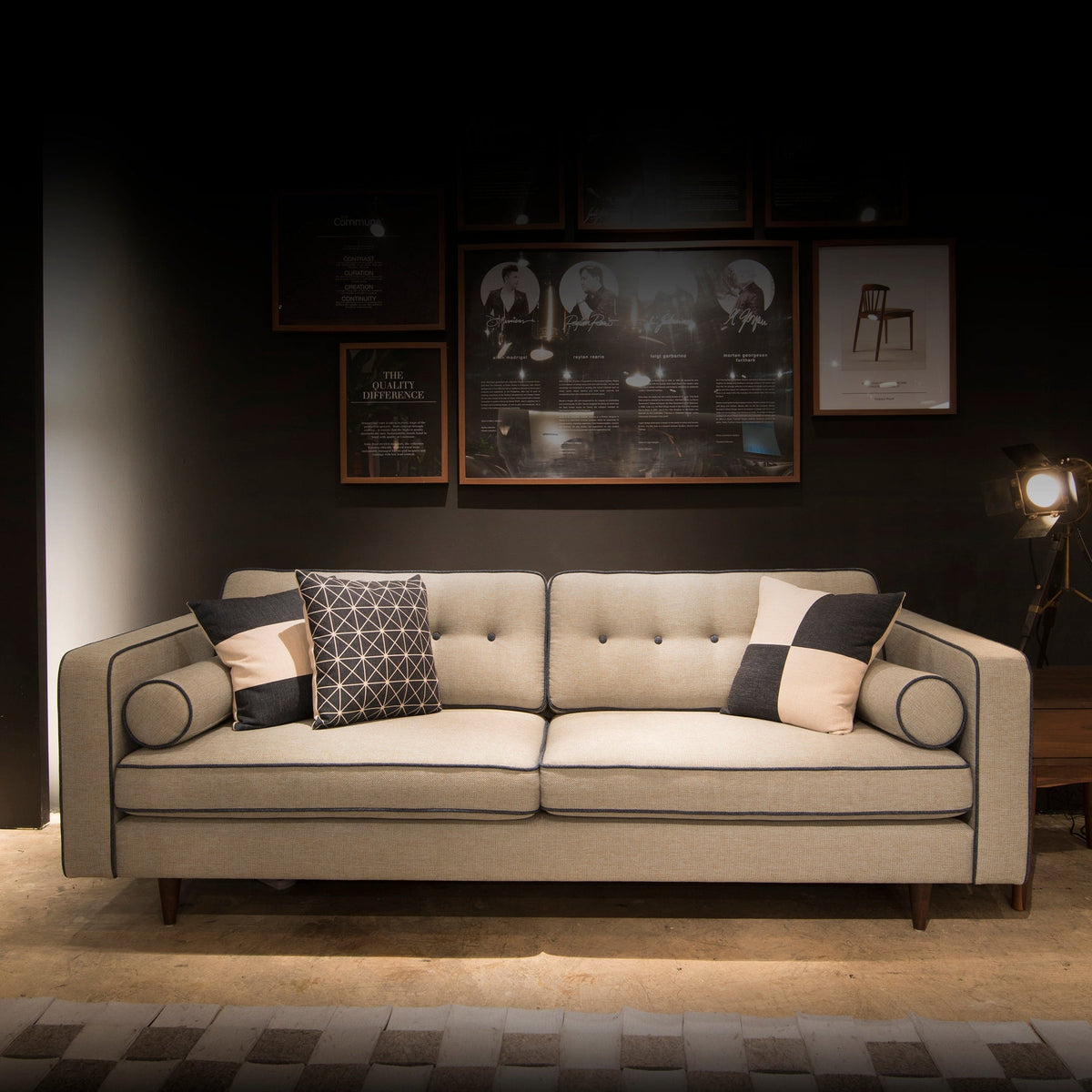 Cas Ret Sofa 2 Seater
