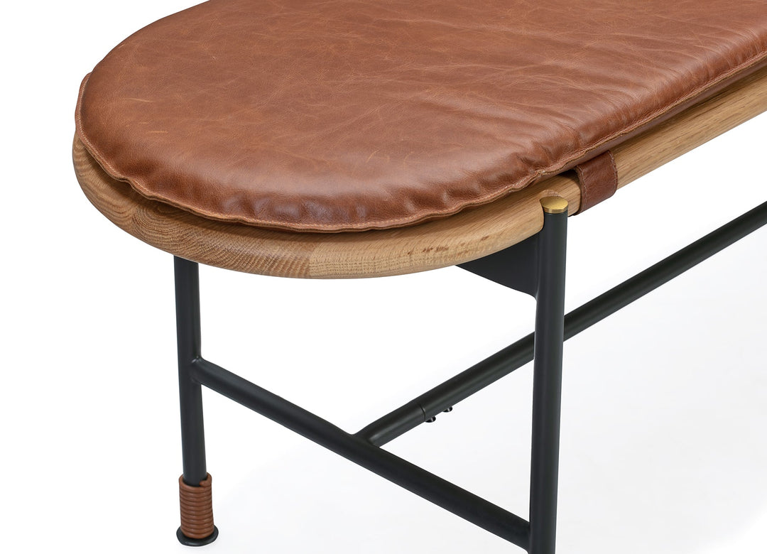 Tierra Bench - Leather Seat Cushion Only