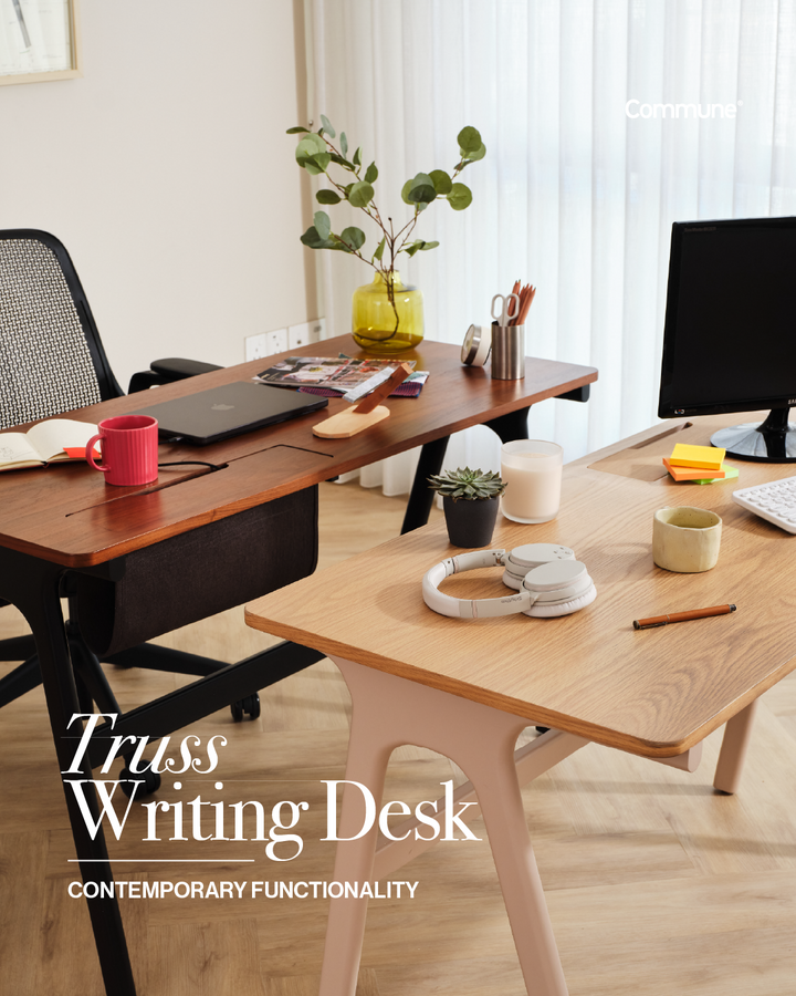 Truss Writing Desk - Walnut