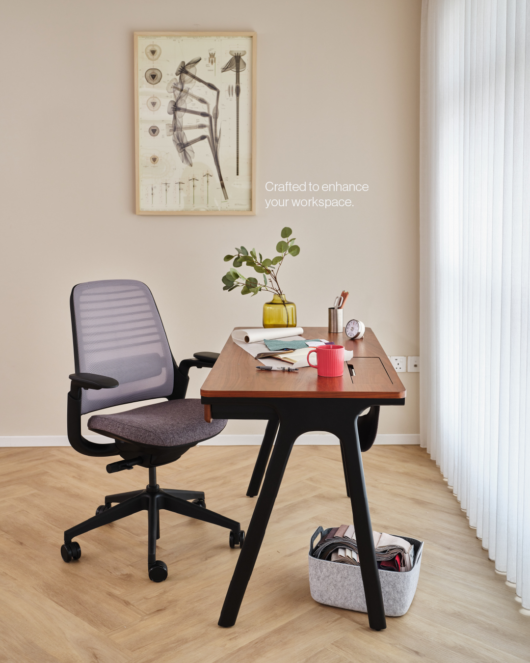 Truss Writing Desk - Oak
