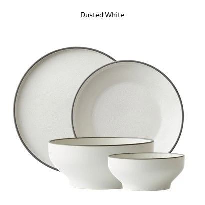 Luzerne 16Pc Mod Dinnerware Gift Set - Dusted White