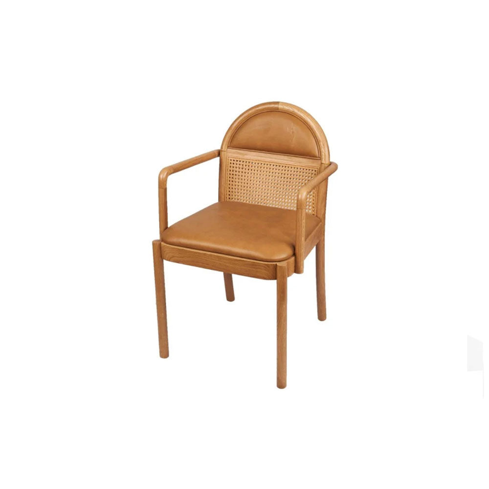 Siena Arm Chair - Matte Oak